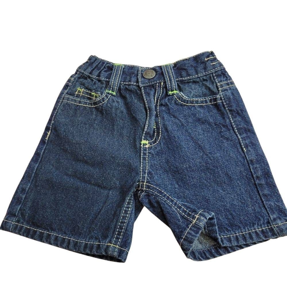 Black Label denim shorts 3/6 months